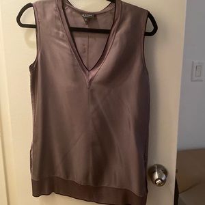 Rag & bone rayon v-neck mauve tank